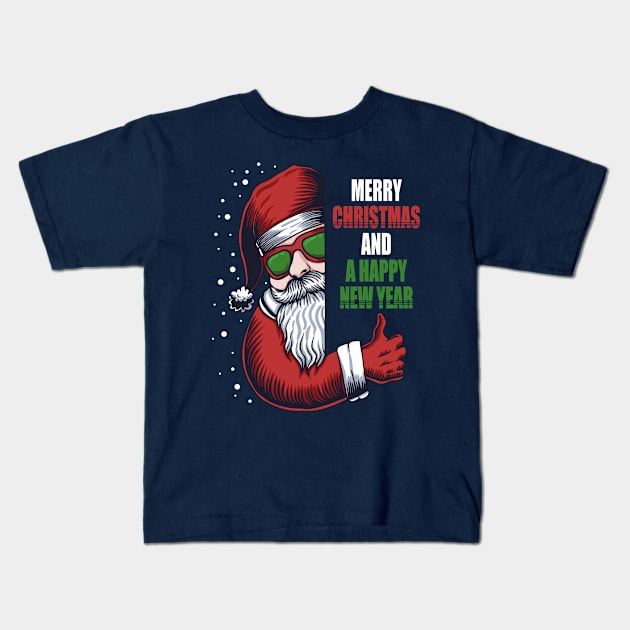 Merry Christmas Kids T-Shirt by be yourself. design